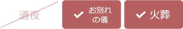 お別れの儀・火葬を行います